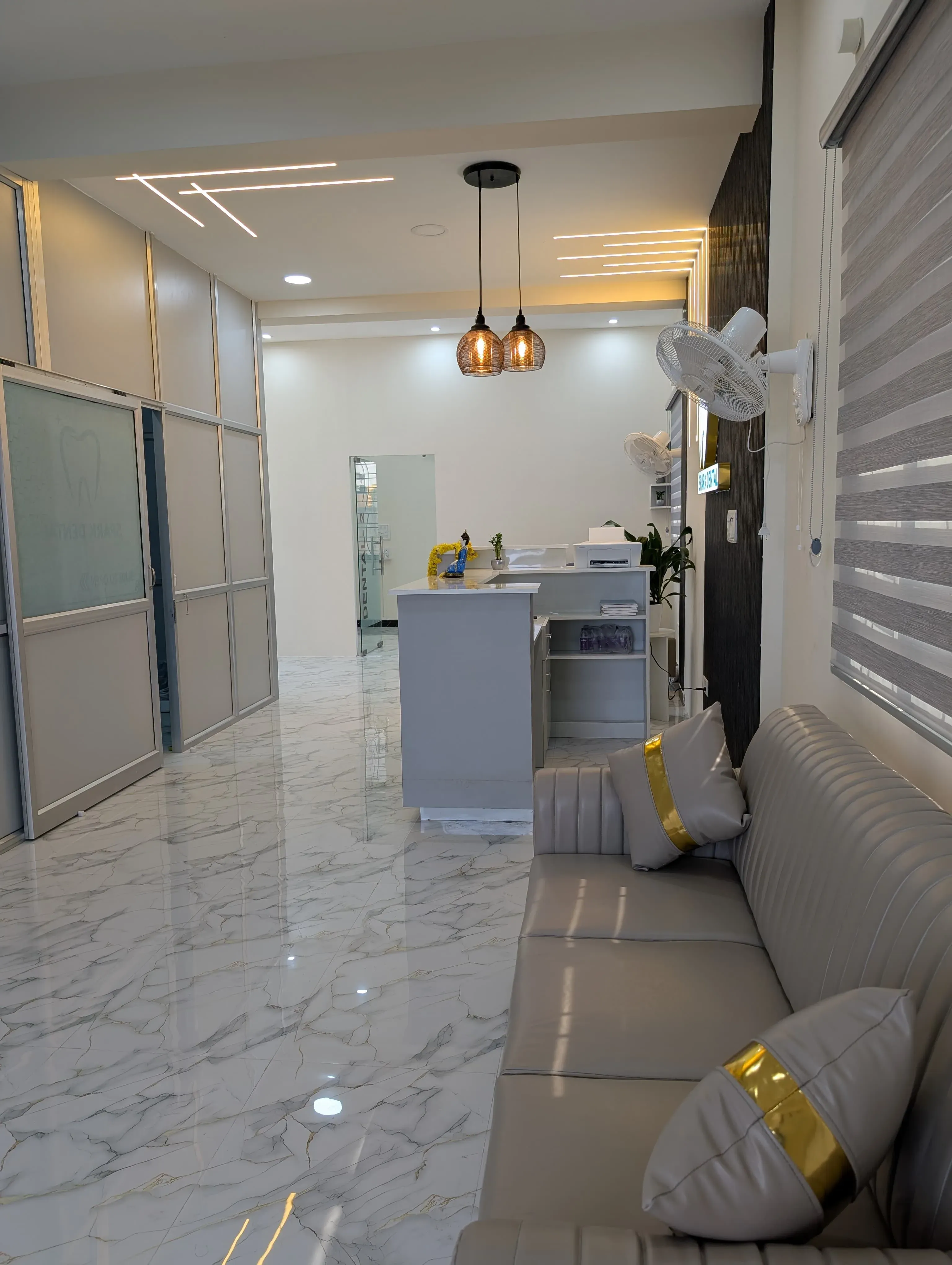 Spark Dental Care clinic waiting area