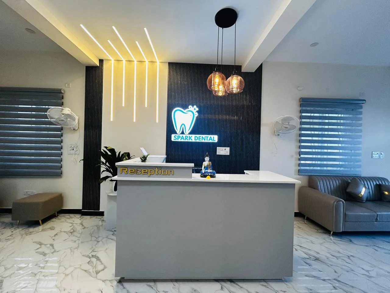 Spark Dental Care reception area